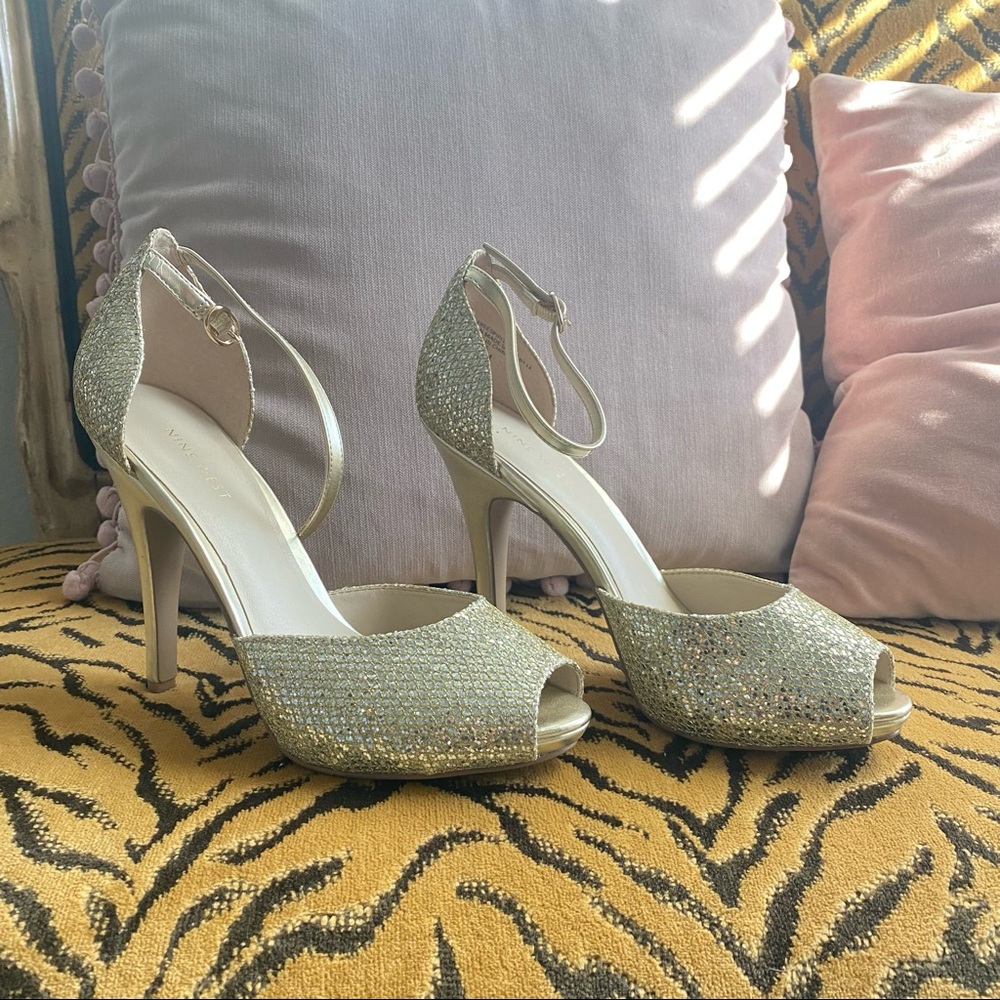 Nine West Glitter Heels